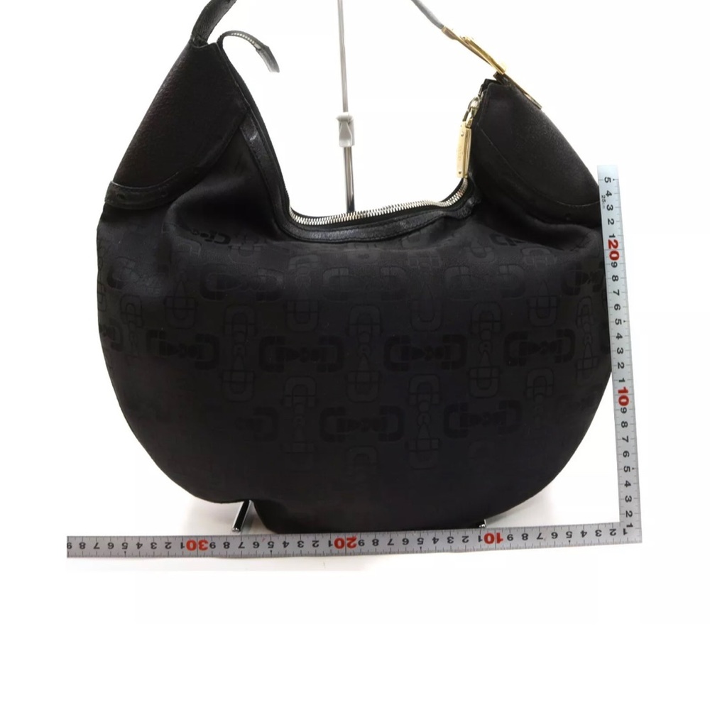 Gucci Hobo Bag %100 Authentic Black Canvas - Picture 16 of 16
